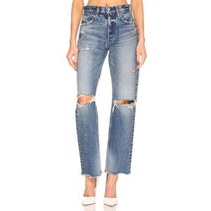 Moussy Odessa Wide Straight Jeans
